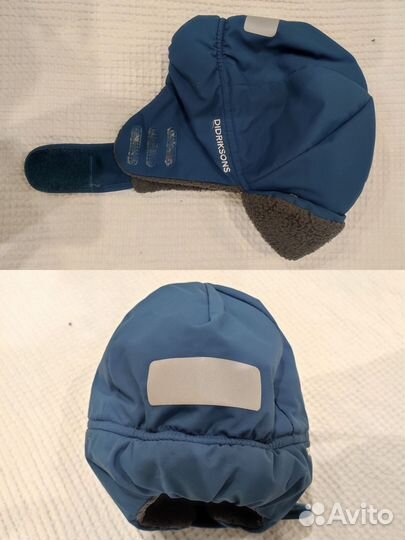 Шапка ушанка и краги didriksons 50 0/2