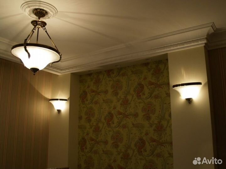 Установка люстры, бра, спотов Москва