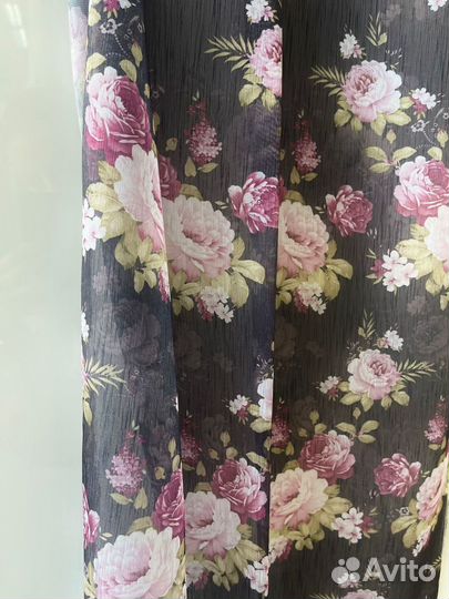 Тюль с принтом