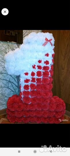 Объемные цифры буквы сердечки