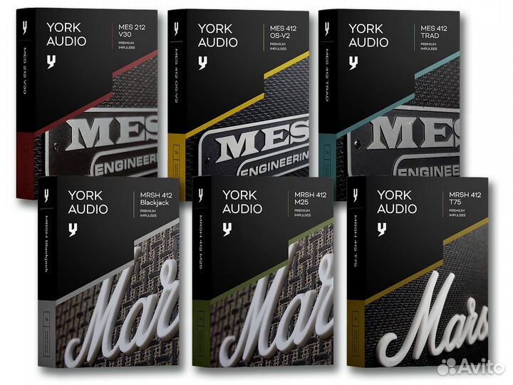 Импульсы гитарных кабинетов York Audio