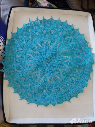 Салфетки вязаные ручная работа