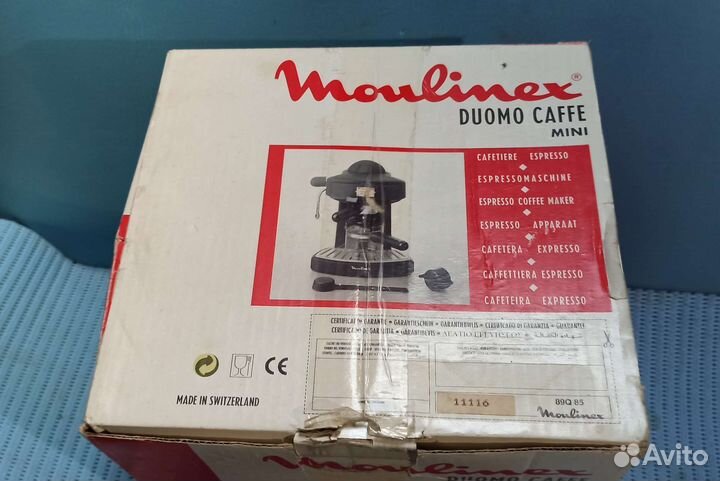 Кофеварка эспрессо Moulinex Q85 Duomo Caffe mini