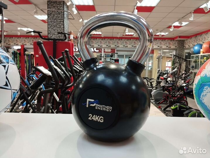 Гиря, гантель, гиря 24 кг Люкс