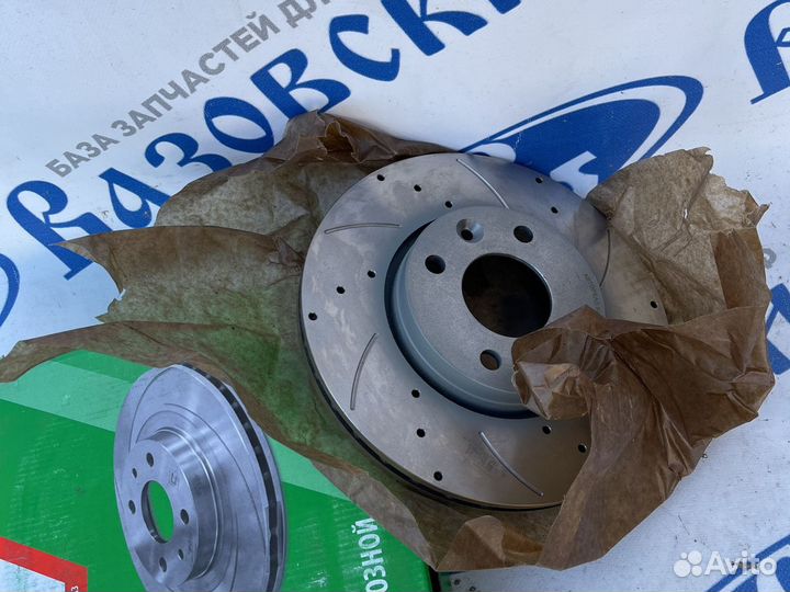 Диск тормозной Ваз 14 проточка перфорация