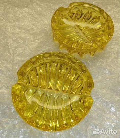 Пепельница,цветное стекло СССР