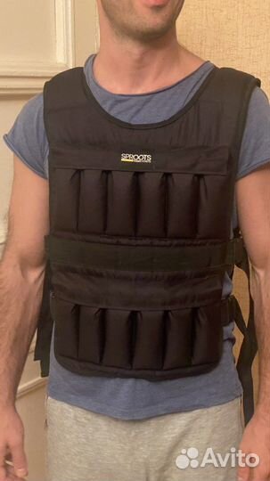 Жилет-утяжелитель 12кг новый