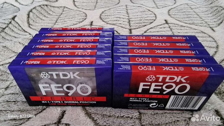 Аудиокассеты TDK FE90