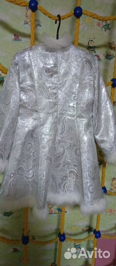 Костюм снегурочки для девочки р 116-122