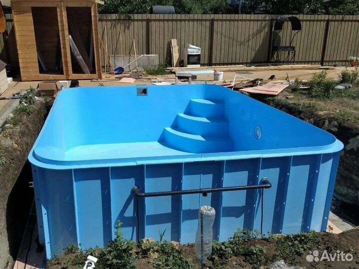 Пластиковый бассейн