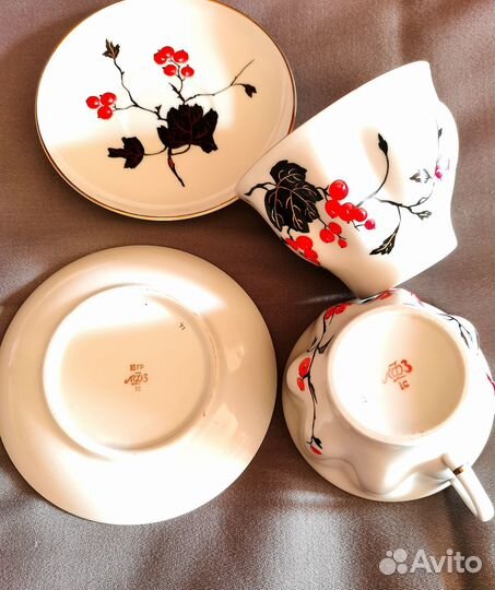 Чайная пара лфз ветка красной смородины