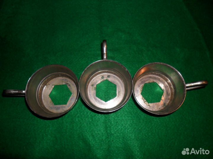 Подстаканники СССР Мельхиор