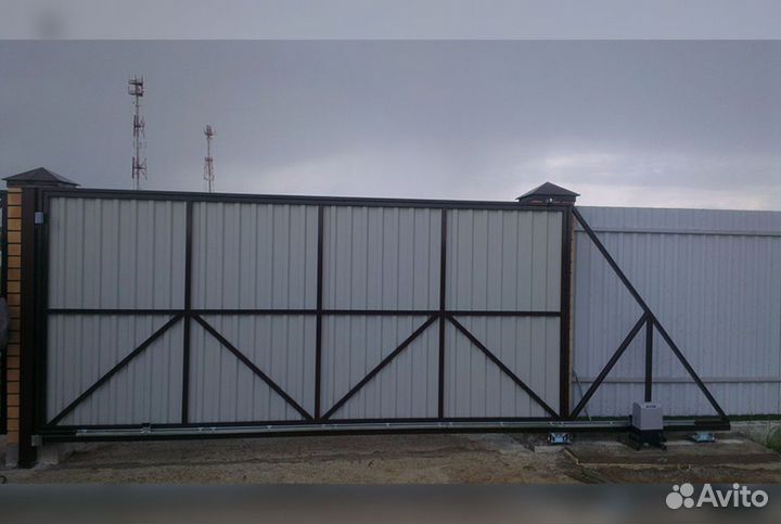 Ворота с автоматикой и без под ключ