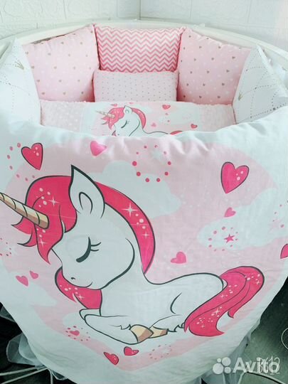 Бортики для детской кроватки