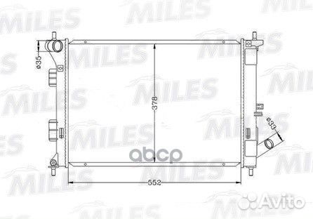 Радиатор hyundai elantra/i30 /KIA ceed 1.4-1.6
