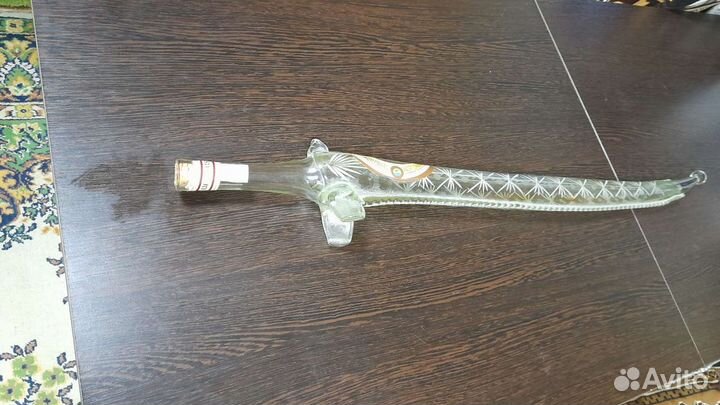 Сувенирная ёмкость для вина на 1 литр, длина 80см