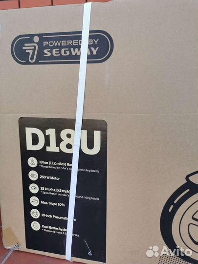 Электросамокат Ninebot Kickscooter D18U новый