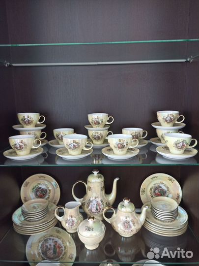 Сервиз Мадонна кофейно-чайный, столовый