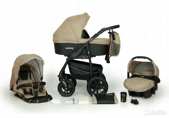 Коляска 3 в 1 Verdi Sonic Plus
