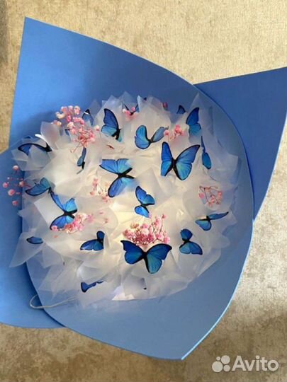 Букет из бабочек подарок казань