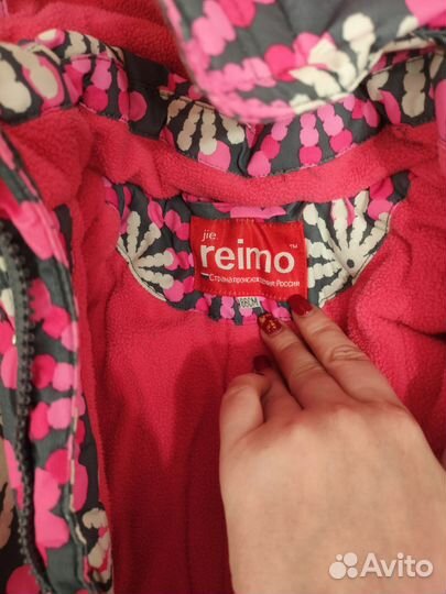 Зимний комбинезон для девочки reima 86