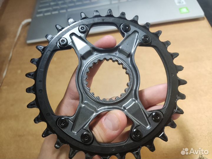 Звезда передняя с шатунов shimano slx m7100, 32t
