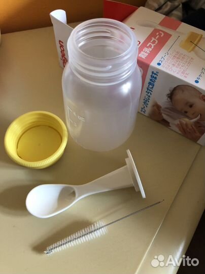 Бутылочка с ложкой pigeon