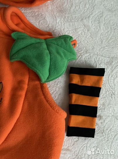 Детский костюм тыква на Хэллоуин