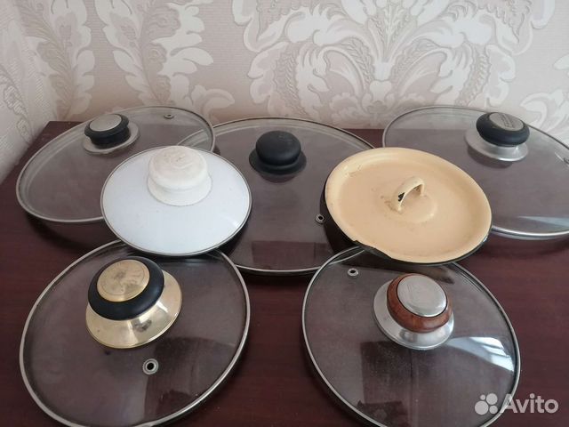 Крышки для кастрюли и сковороды. Стекло, металл
