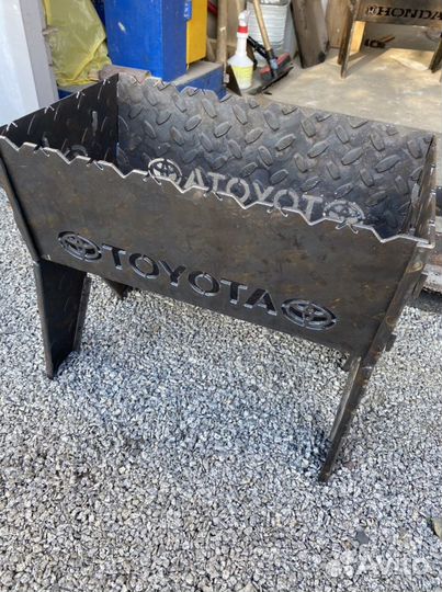 Мангал 3мм, логотип тойота