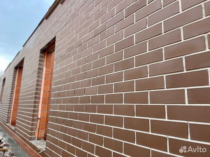 Кирпич облицовочный Какао одинарный