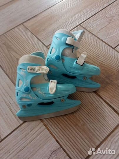 Коньки фигурные раздвижные, заточены
