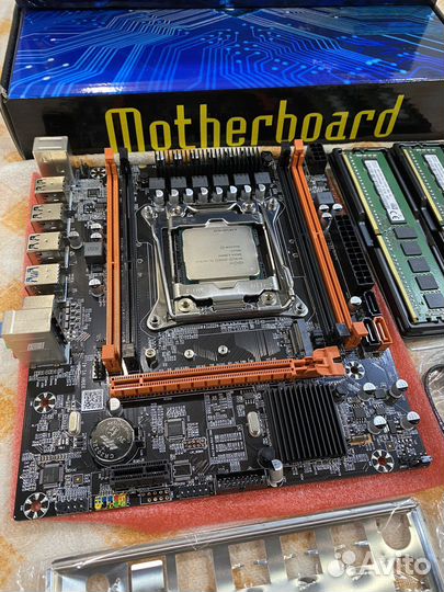 Комплект мать проц память X99 2011v3 2670v3 16DDR4