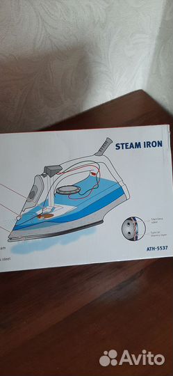 Утюг с пароувлажнением Atlanta ATH-5537 violet