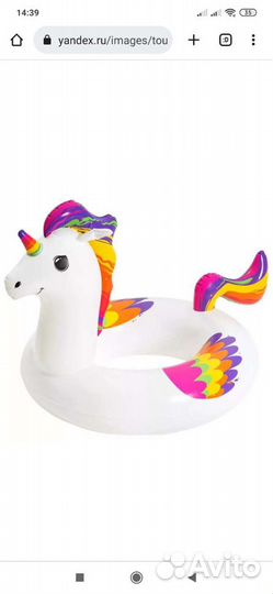 Круг надувной Bestway Единорог для плавания