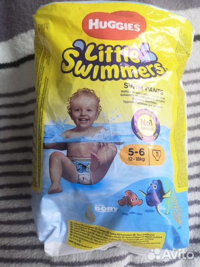 Трусики для плавания Huggies и круг