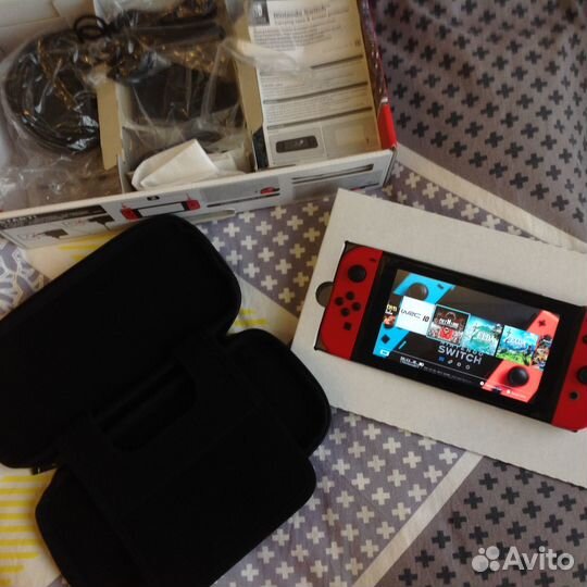 Nintendo Switch прошитая rev1 Atmosphere +337 игр