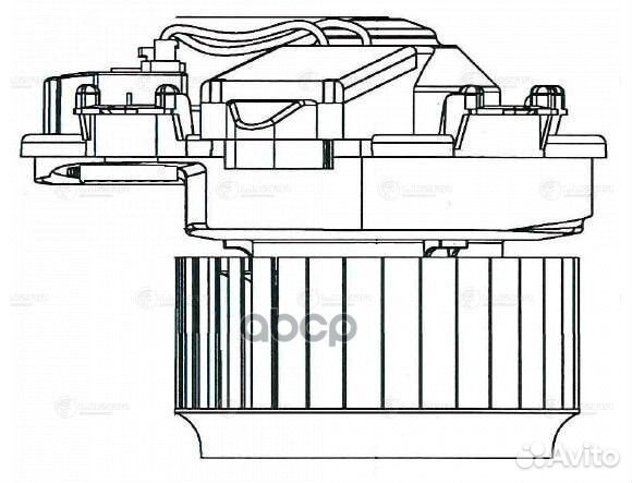 Э/вентилятор отоп. LFh 15176 luzar