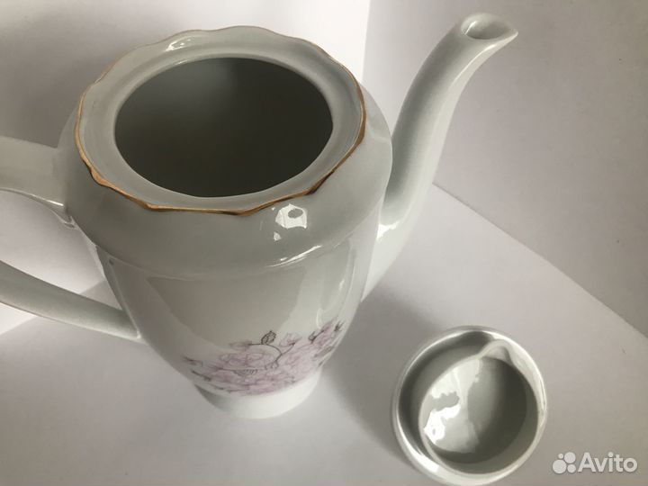 Заварочный чайник - кофейник. Фарфор. Польша