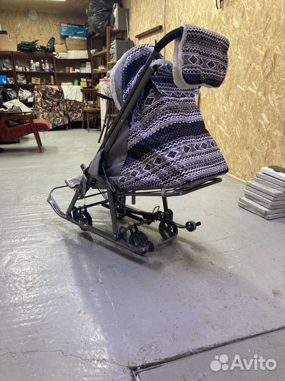 Детские санки коляска бу
