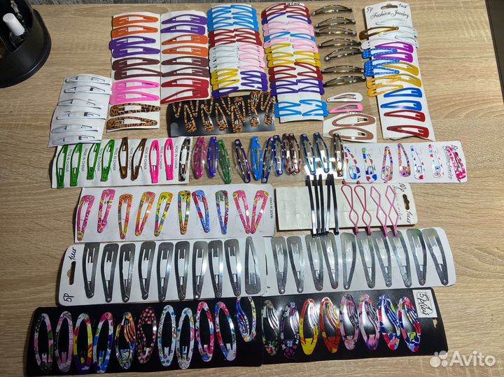 Заколки для волос крабики