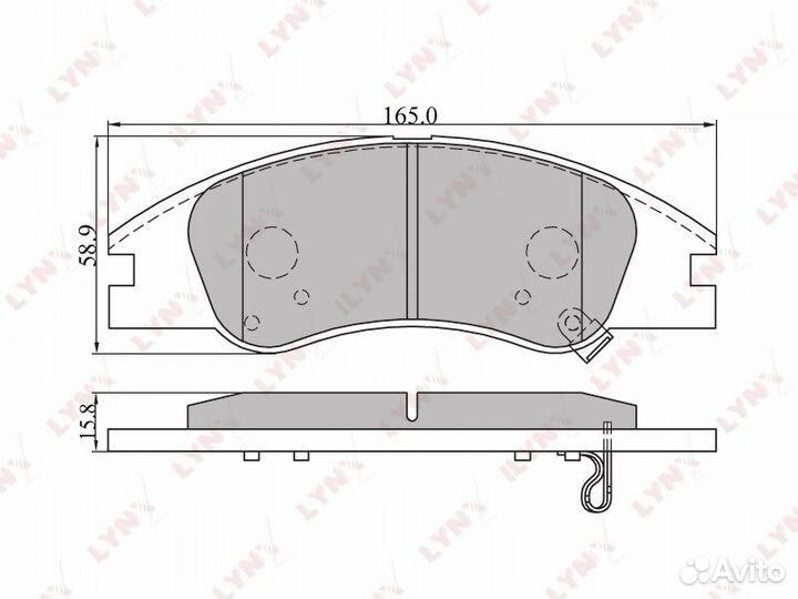 Колодки тормозные дисковые