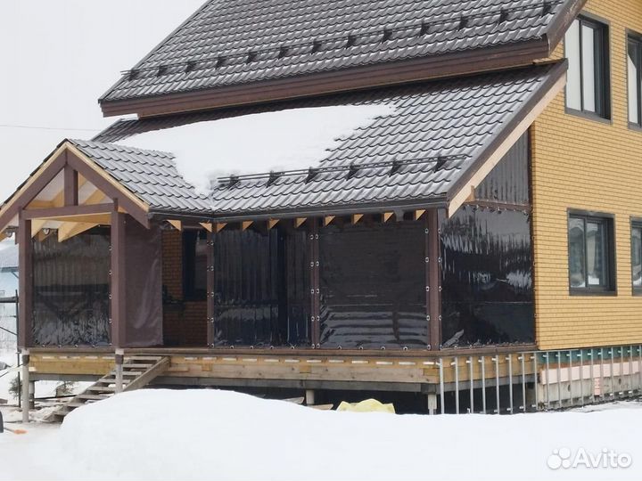 Мягкие окна на беседку, веранду, террасу