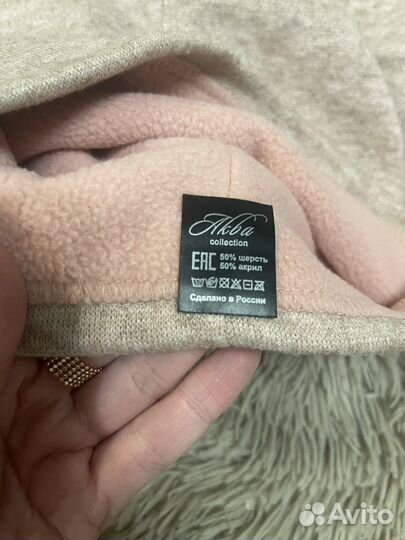 Комплект шапка и снуд женский