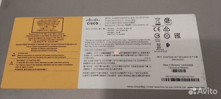 Коммутатор Cisco DS-C9132T-K9 32Gb порты