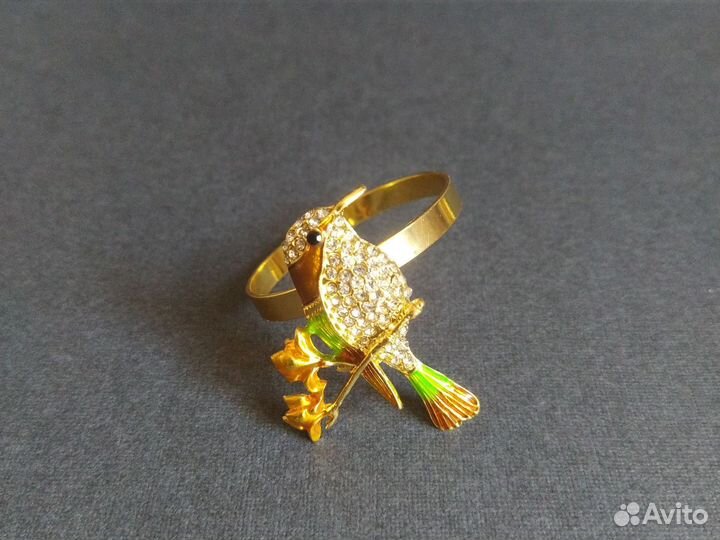 Кольца для салфеток сервировочное птичка