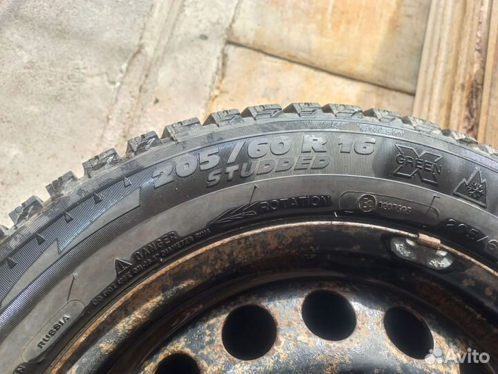 Колеса Michelin x-ice north 2 205/60 R16