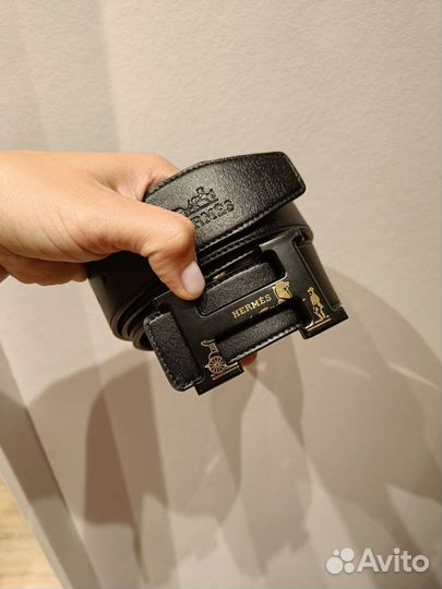 Ремень Hermes из кожи