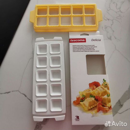 Форма для квадратных равиоли, Delicia, 10 ячеек