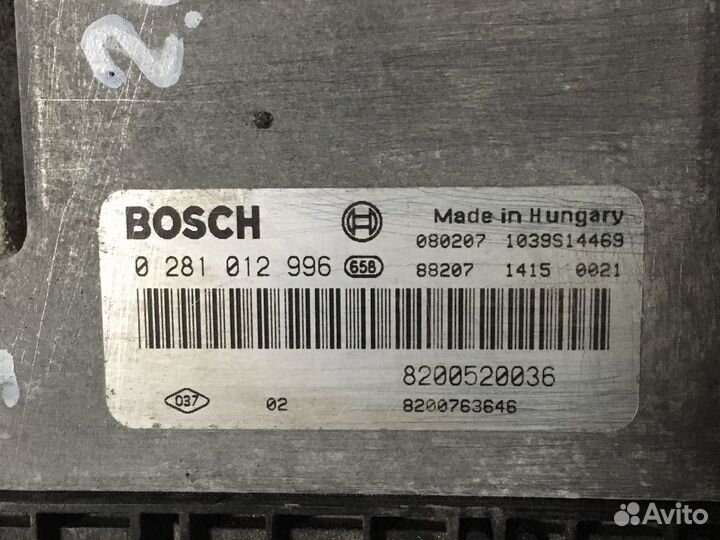 Эбу 0281012996 Renault Espace lV M9R 2.0DCI